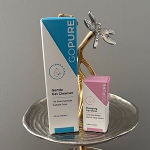 Go Pure Plumping Lip Gloss 0.19 Oz. and Go Pure Gentle Gel Cleanser 4 Oz.
